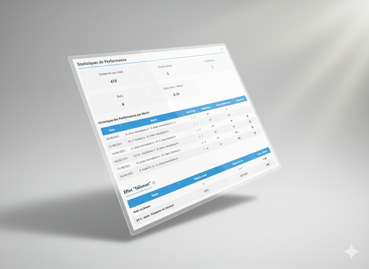 Base de données joueurs